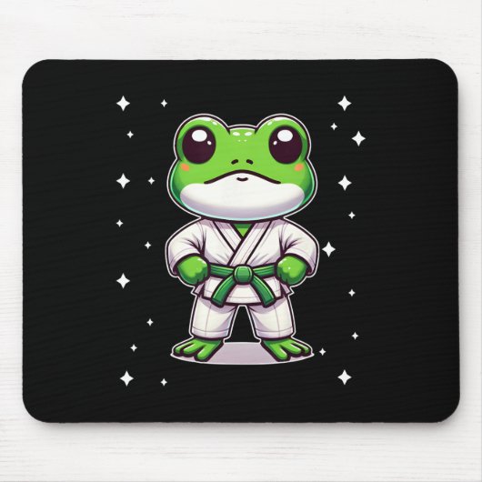 Grappige karate Shirten voor kinderen Muismat (Voorkant)