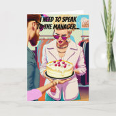 Grappige Karen Verjaardag Kaart (Voorkant)