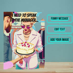 Grappige Karen Verjaardag Kaart