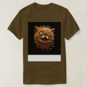 Grappige kat 1 t-shirt (Design voorkant)