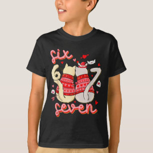 Grappige Kat 67 Meme Zes Zeven Gen Alpha Jargon Ki T-shirt