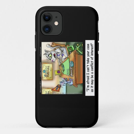 Grappige kat advocaat "Fluffy Cohen" iPhone5/5S Ho Case-Mate iPhone Case (Achterkant)