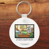 Grappige Kat & Advocaat Grappige Sleutelhanger (Voorkant)