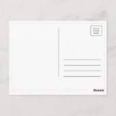 Grappige kat. Ansichtkaart Briefkaart (Achterkant)