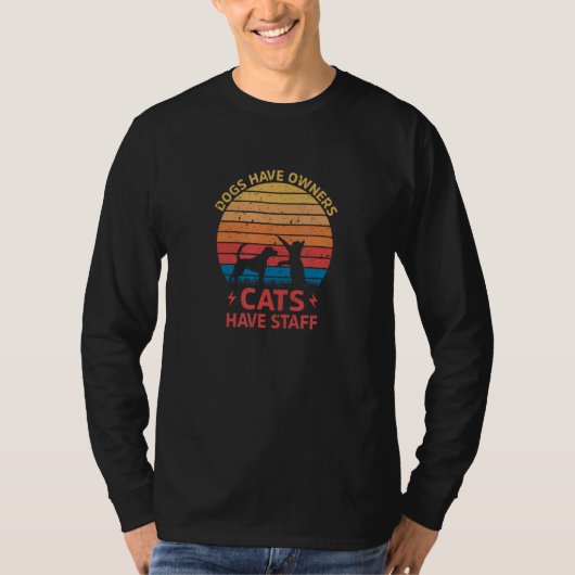 Grappige Kat Baas T-shirt (Voorkant)