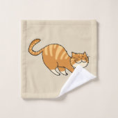 grappige kat bad handdoek (Wasdoekje)