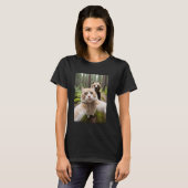 Grappige Kat Beer De Laatste Selfie T-shirt (Voorkant volledig)