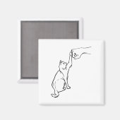 Grappige kat beste vriend eerste hobbel kattenlief magneet (Voorkant / Achterkant)