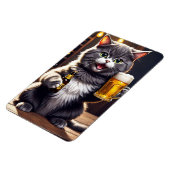 Grappige Kat Bier Magneet - Koelkast Grappige Cade (Linkerzijde)