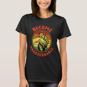 Grappige Kat Bijt Hand Meme Wordt Ongestuurde Kat T-shirt