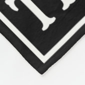 Grappige kat Britse Korthaar Dragen Karate Gi Blac Fleece Deken (Hoek)