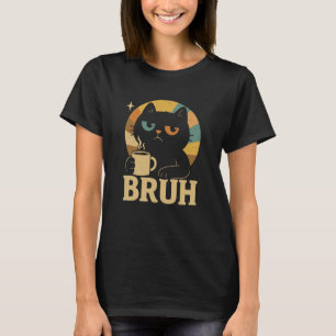 Grappige Kat Bruh Liefhebber Broer Cool Bros Kat R T-shirt