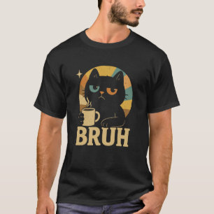 Grappige Kat Bruh Liefhebber Broer Cool Bros Kat R T-shirt