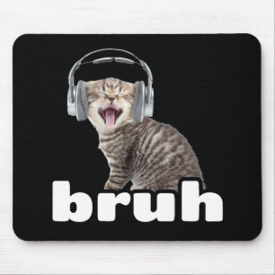Grappige Kat Bruh Muismat