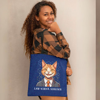 Grappige kat cadeaus voor Law Student Advocaat Han Tote Bag