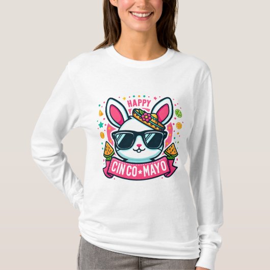 grappige kat cinco de mayo 2024 Classic T-Shirt (Voorkant)