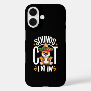Grappige Kat Cinco De Mayo Cadeau Sombrero Tacos L iPhone 16 Hoesje