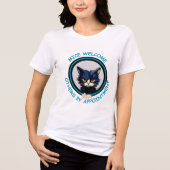Grappige kat citaat voor hem Tri-Blend shirt (Voorkant)