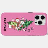 Grappige kat Claus Vrolijk Catmas Case-Mate iPhone Case (Achterkant (horizontaal))