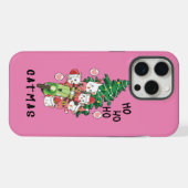 Grappige kat Claus Vrolijk Catmas iPhone Hoesje (Achterkant horizontaal)
