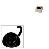 Grappige kat Cute huisdier dier Persoonlijke kanto Rubberstempel (Gestempeld)