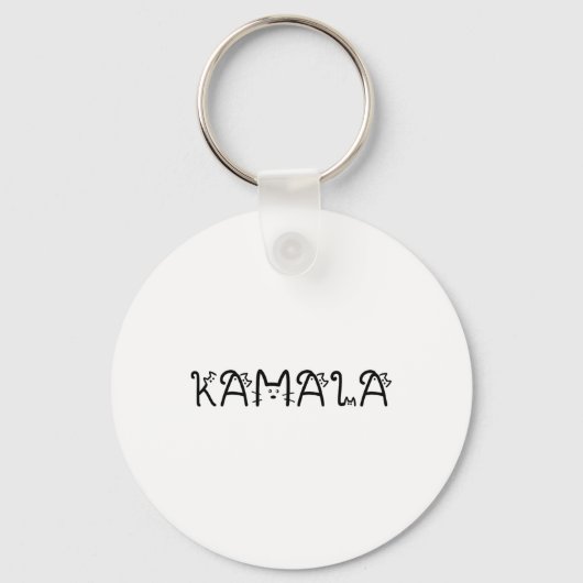 Grappige kat dame leuke kinderloze kat dames voor sleutelhanger (Voorkant)