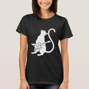 Grappige kat die elektrische gitaar speelt Cool Me T-shirt