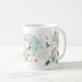 Grappige kat die geniet van de zomerdagen - schatt koffiemok (Voorkant rechts)