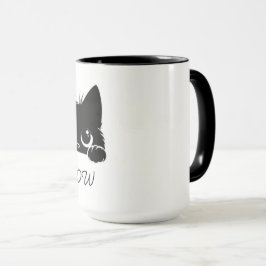 Grappige Kat die Koffie Drinkt Mooie Koffiemok Mok