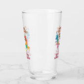 Grappige kat die tegen zichzelf praat - Schattigee Glas (Links)