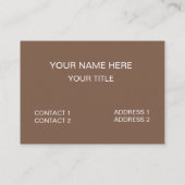 Grappige kat Dierenarts Huisdier Visitekaartje (Achterkant)