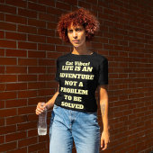 Grappige Kat Eenvoudige Moderne Quote Gepersonalis T-shirt