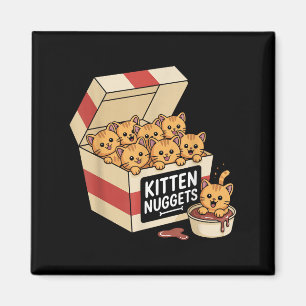 Grappige Kat Eigenaar Gift Kitten Nuggets Voedsel Magneet