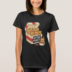Grappige Kat Eigenaar Gift Kitten Nuggets Voedsel T-shirt