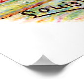 grappige kat en kraakbekken poster (Hoek)