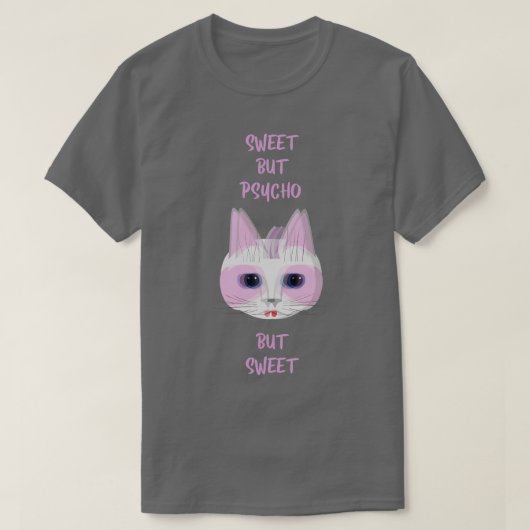 Grappige Kat Gekke Kat Kitten Kitty T-shirt (Design voorkant)
