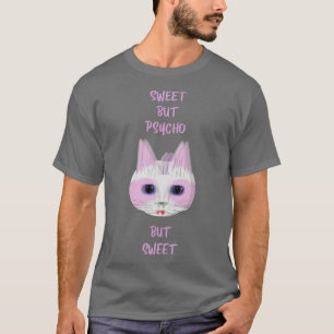 Grappige Kat Gekke Kat Kitten Kitty T-shirt