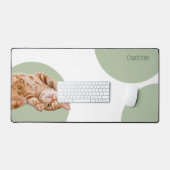 Grappige kat gepersonaliseerd bureaumat (Keyboard & Muis)