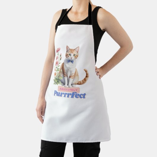 Grappige kat geschenken voor kat liefhebbers schort (Insitu)