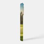 Grappige kat golfspeler, iPhone hoesje (Rechterkant)