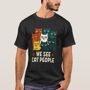Grappige kat grap humor voor mannen vrouwen t-shirt