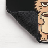 Grappige kat Grumpy koffie liefhebber niet ochtend Muismat (Hoek)