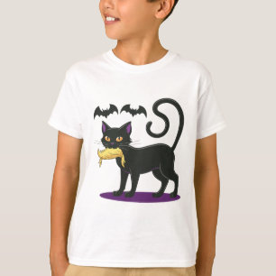 Grappige kat Halloween Stemmen Verkiezing 2024 USA T-shirt