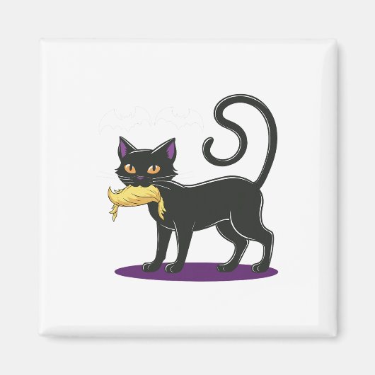 Grappige kat Halloween Stemverkiezing 2024 USA 1 Magneet (Voorkant)