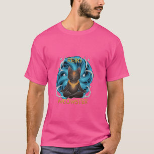 Grappige Kat Holistische Genezer Reiki Master Reik T-shirt