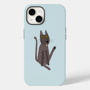 Grappige kat humor iPhone 14 hoesje