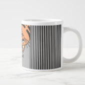 Grappige kat, ik ben niet arrogant, gewoon verlege grote koffiekop (Rechts)