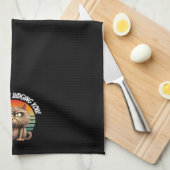 Grappige kat Ik ben stil oordelen u hand Theedoek (Quarter Fold)