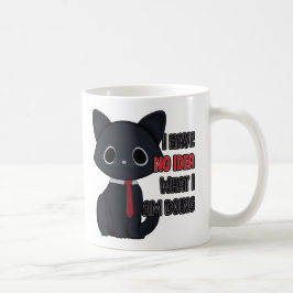 Grappige Kat Ik Heb Geen Ideet Wat Ik Aan Het Doen Koffiemok