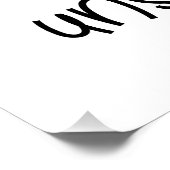 Grappige kat in mijn verdediging werd ik zonder to perfect poster (Hoek)